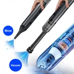 Liectroux i5 Kablosuz El Süpürgesi ve Üfleme Fonksiyonu, 12000PA Güçlü Emiş, H12 HEPA Filtre, 2500mAh Batarya, Maks. 35 Dakika Çalışma Süresi, Taşınabilir Araba Süpürgesi, Ev ve Ofis İçin, Evcil Hayvan Temizliği, Alüminyum Alaşımlı Gövde, 500+ Saat Süper Uzun Ömür